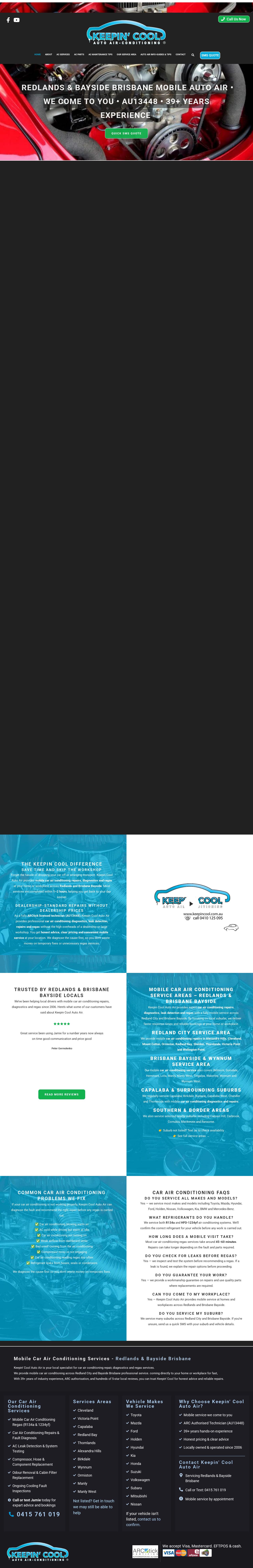 Keepin Cool Auto Air Conditioning website