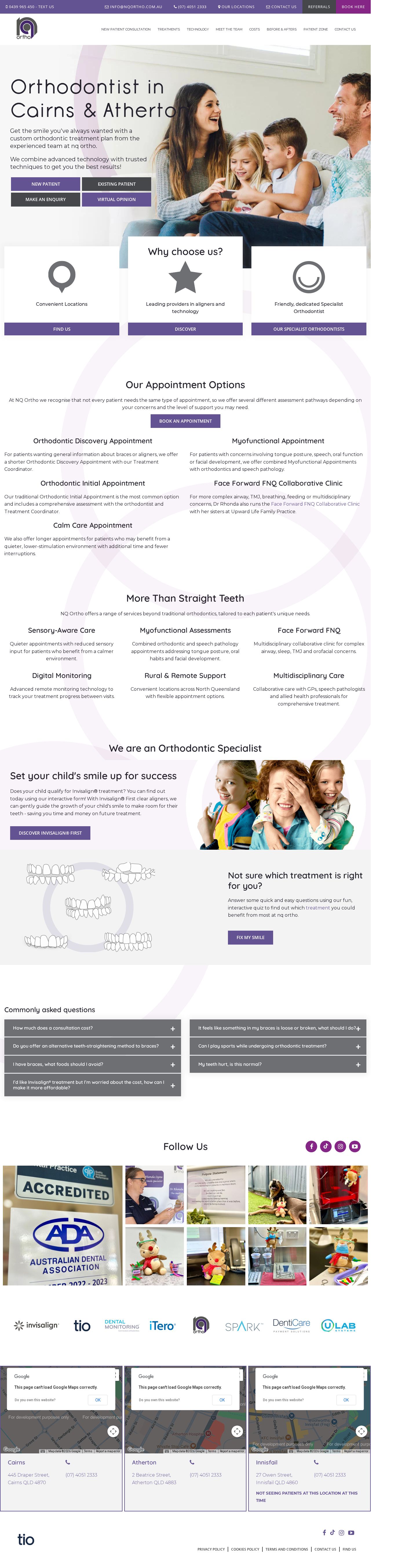 nq ortho website