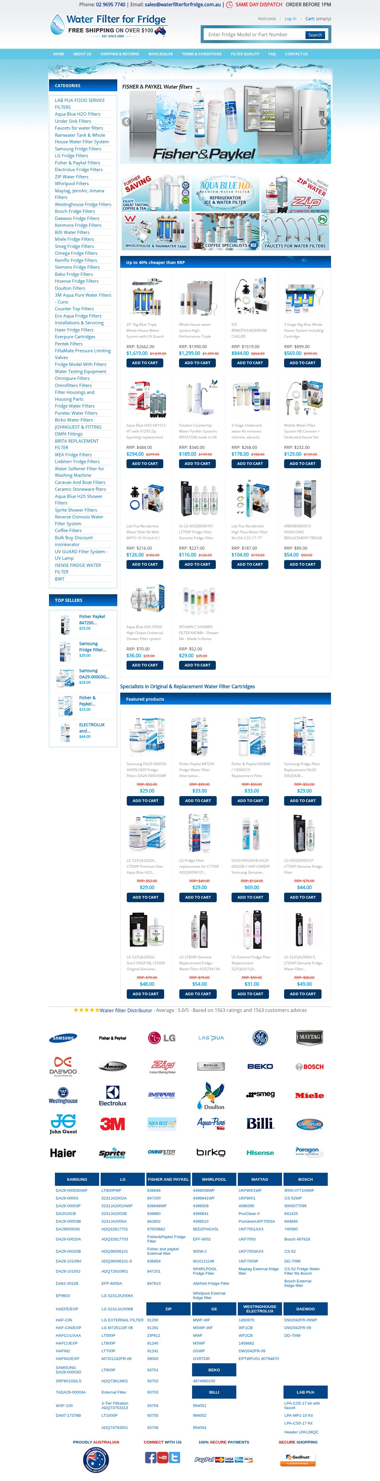 Water Filter For Fridge website