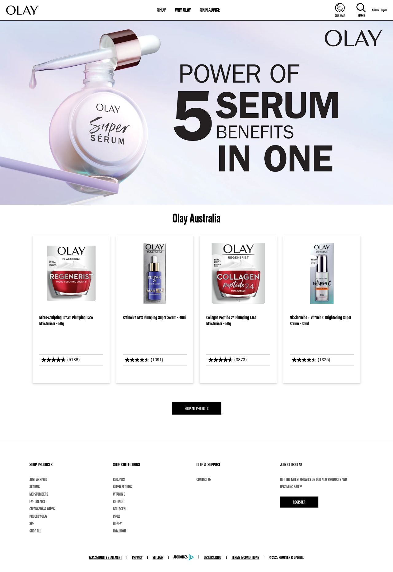 Olay website
