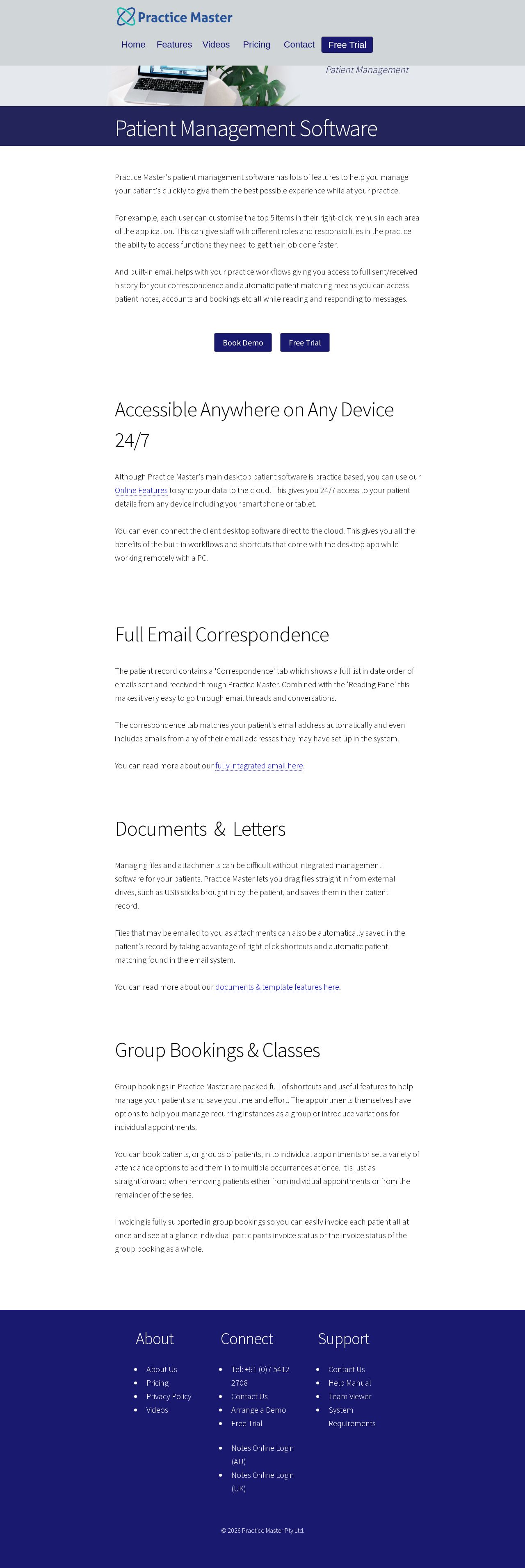 Practice Master Pro - Patient Management Software website