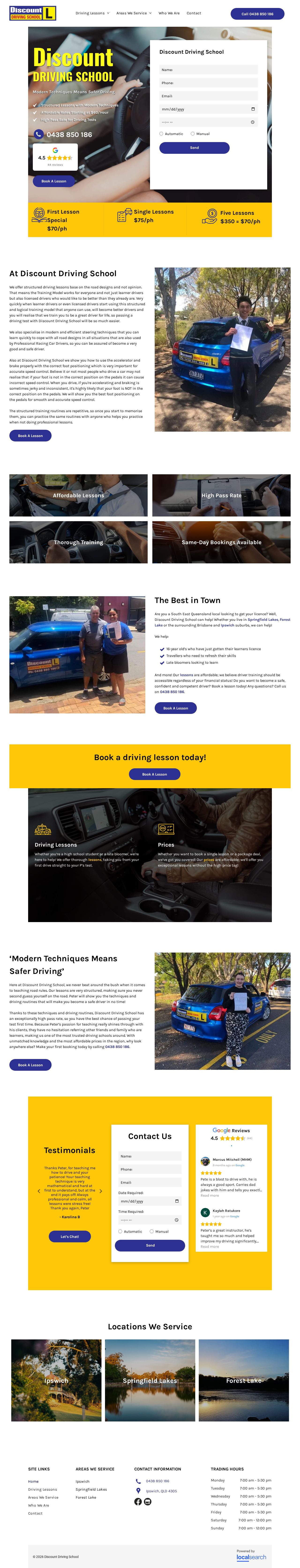 Discount Driving School Ipswich the Cost Effective Driving School website