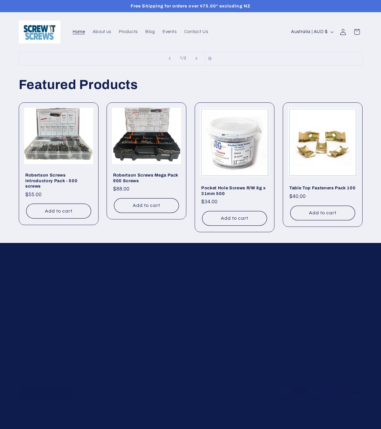 Screw-It-Screws website