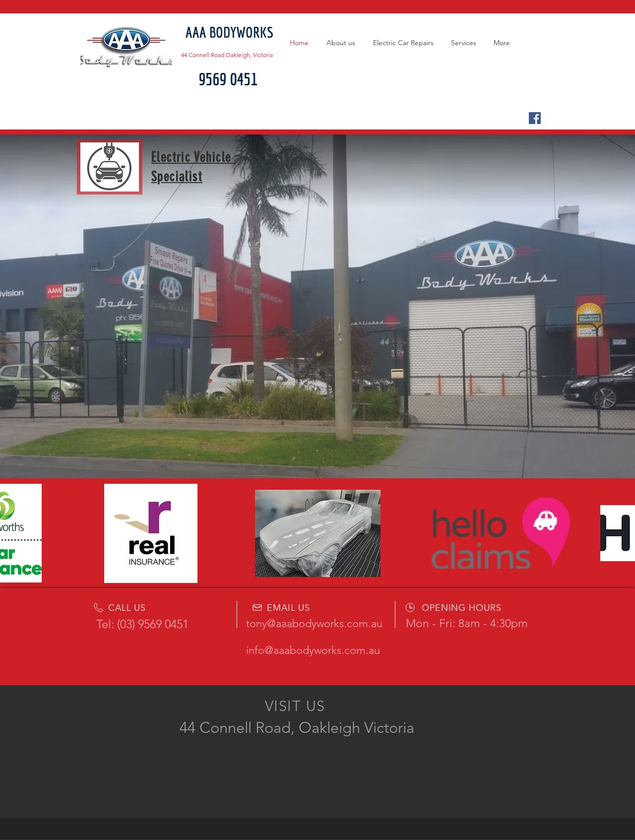 A.A.A. Bodyworks website