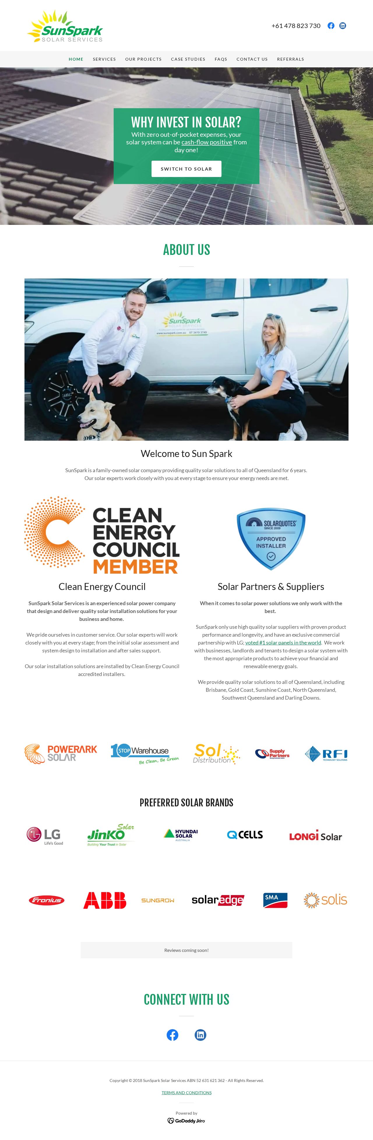 Sunspark website