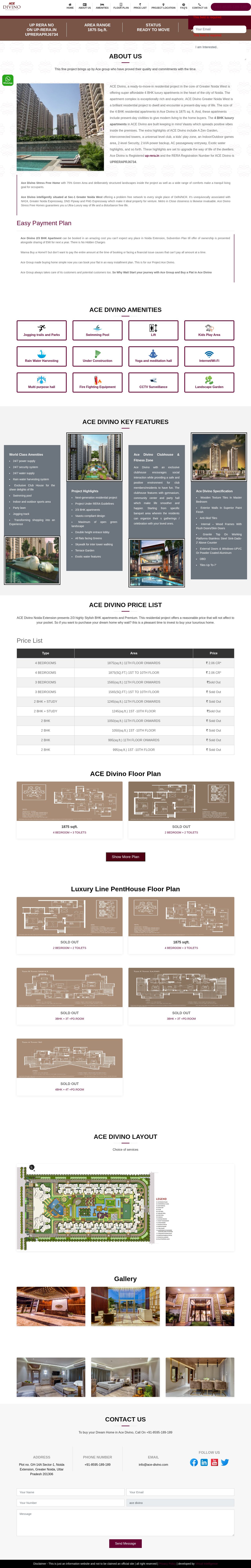AceDivino website
