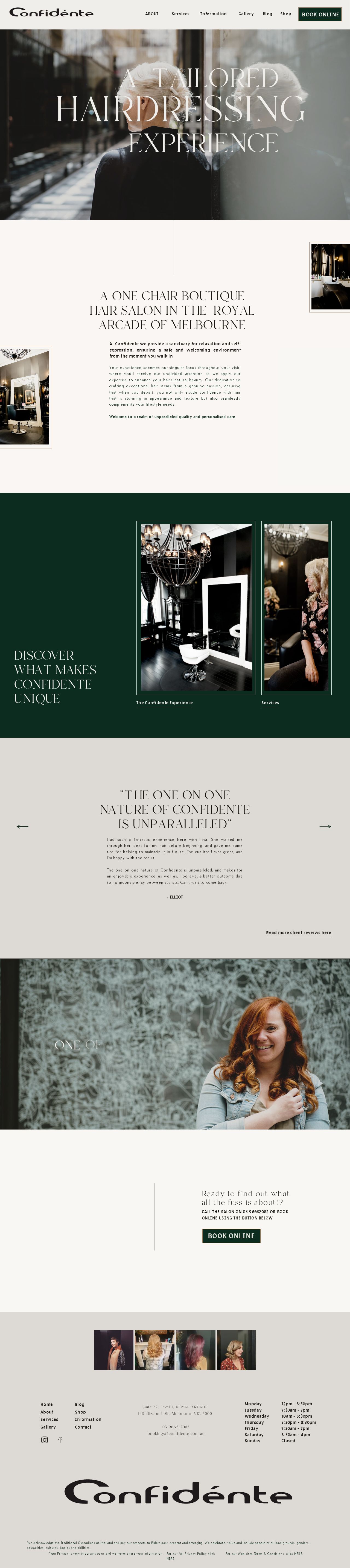 Confidente website