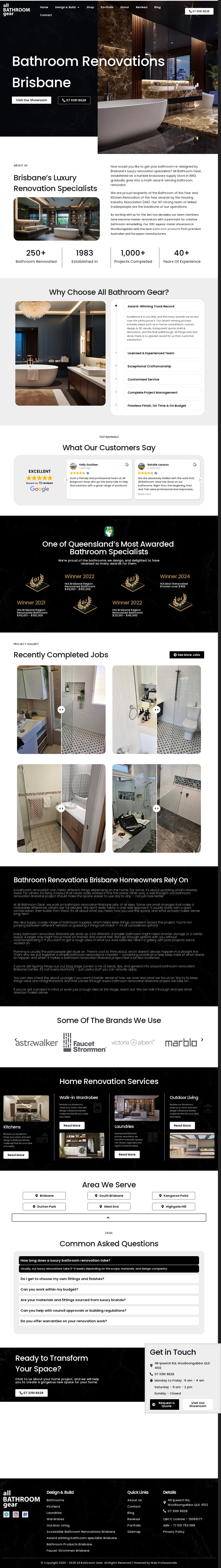 All Bathroom Gear website