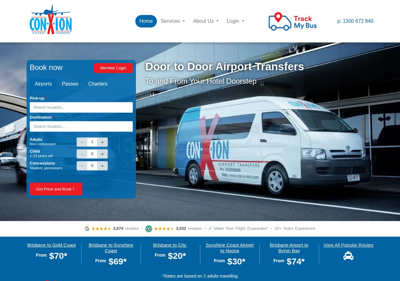 Airport transportation website