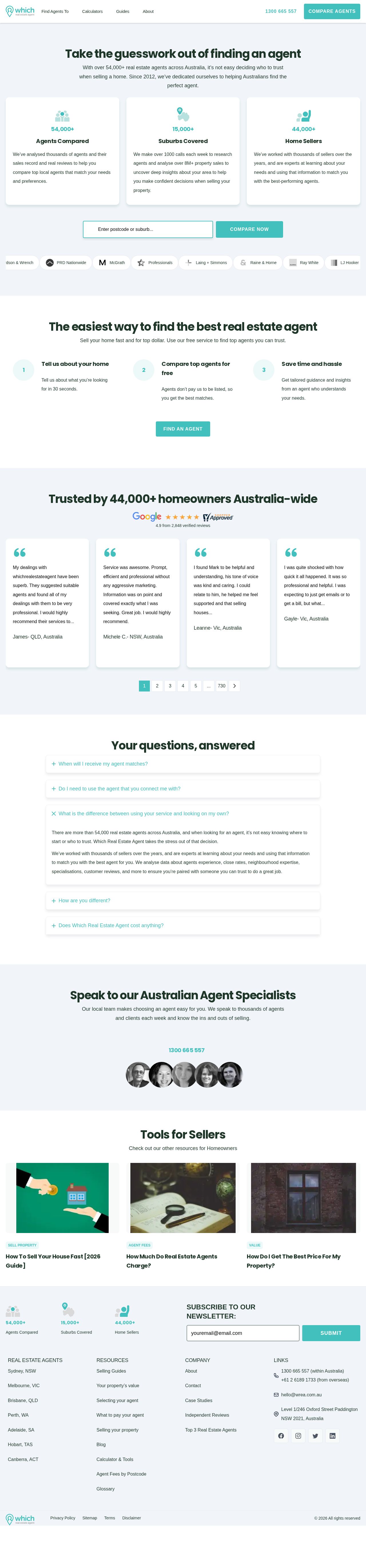 Which Real Estate Agent website