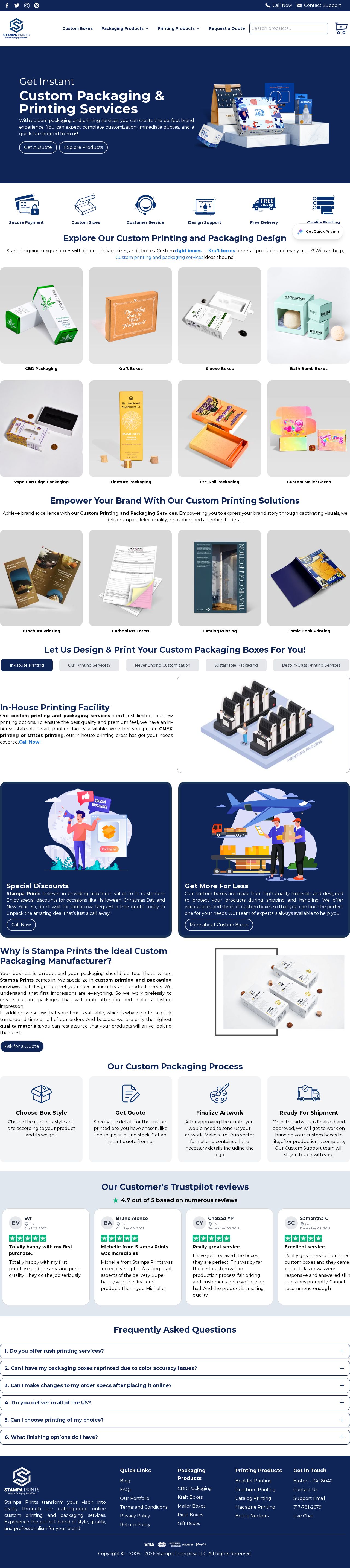 Stampa Prints website