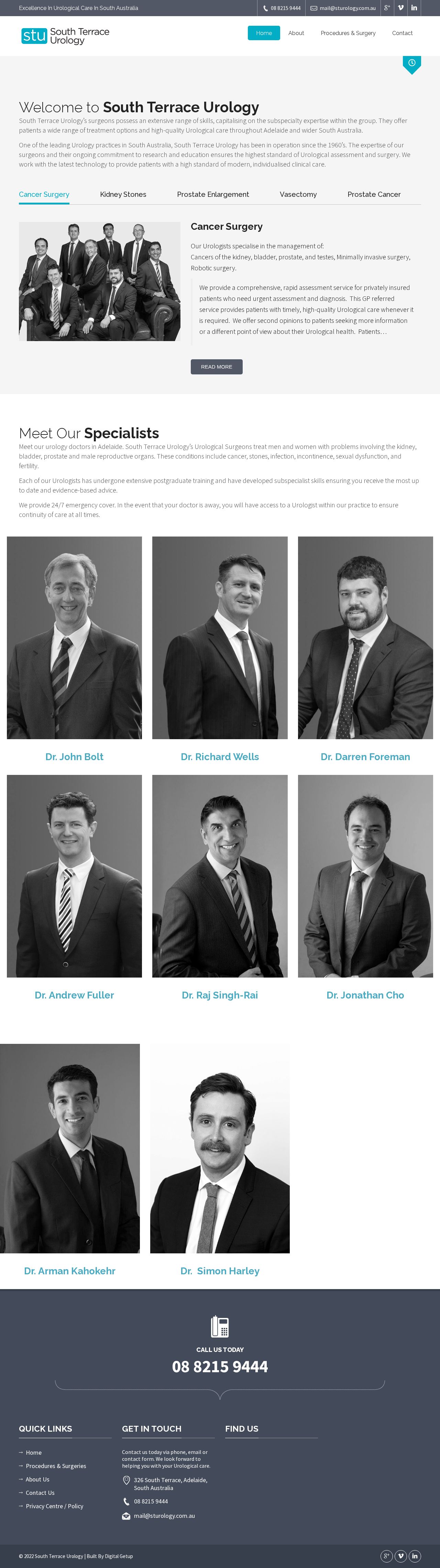 South Terrace Urology website