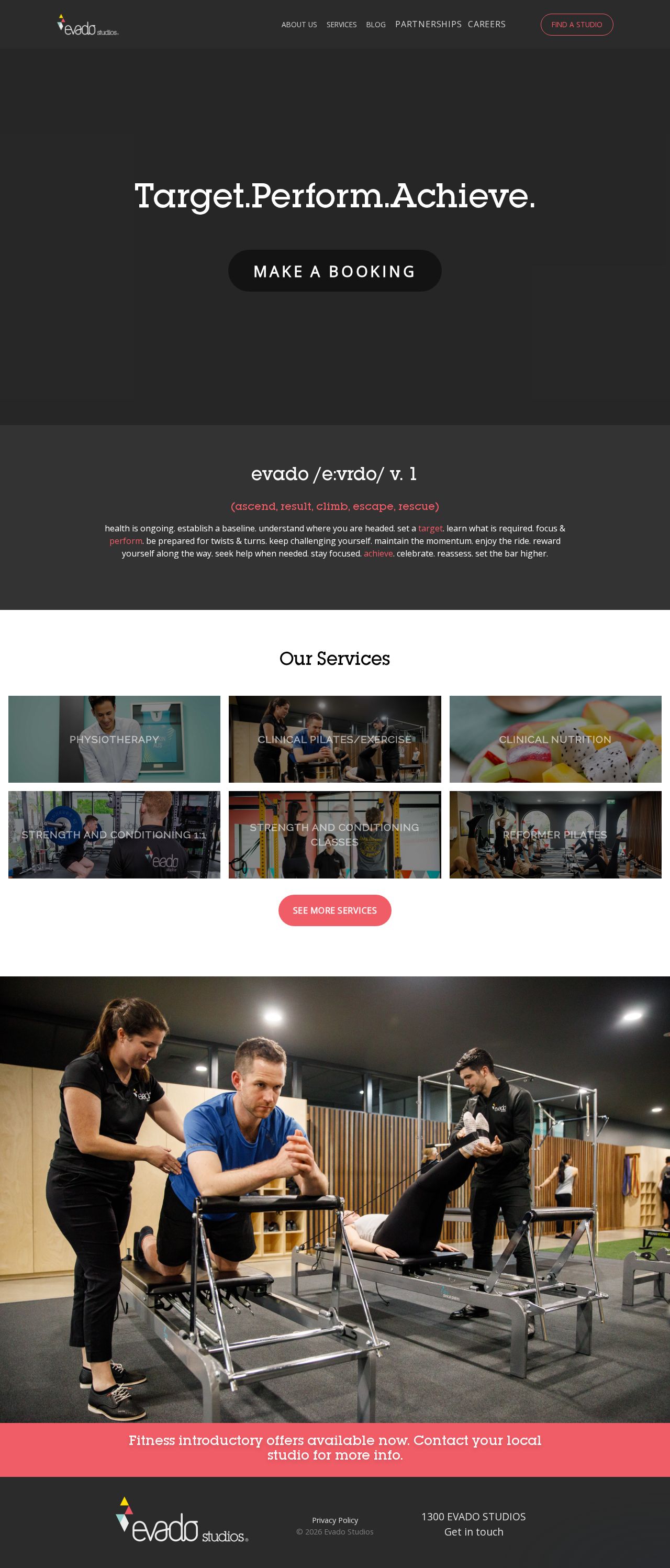 Evado Studios website
