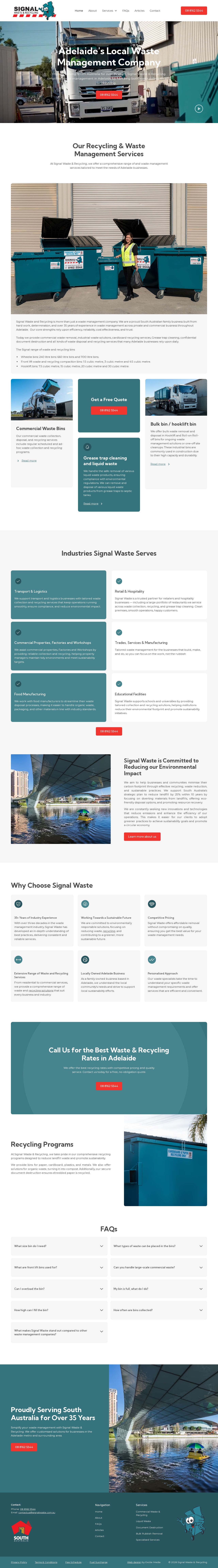 Signal Waste and Recycling website