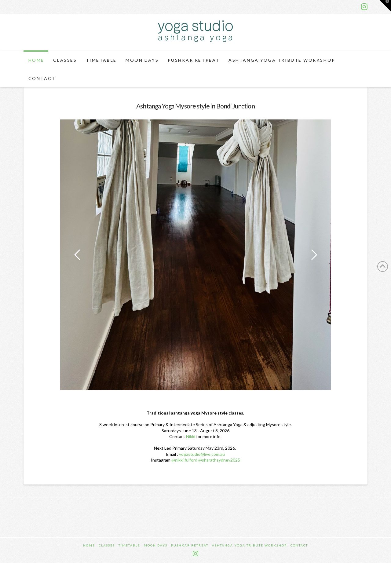 Yoga Studio ashtanga yoga website
