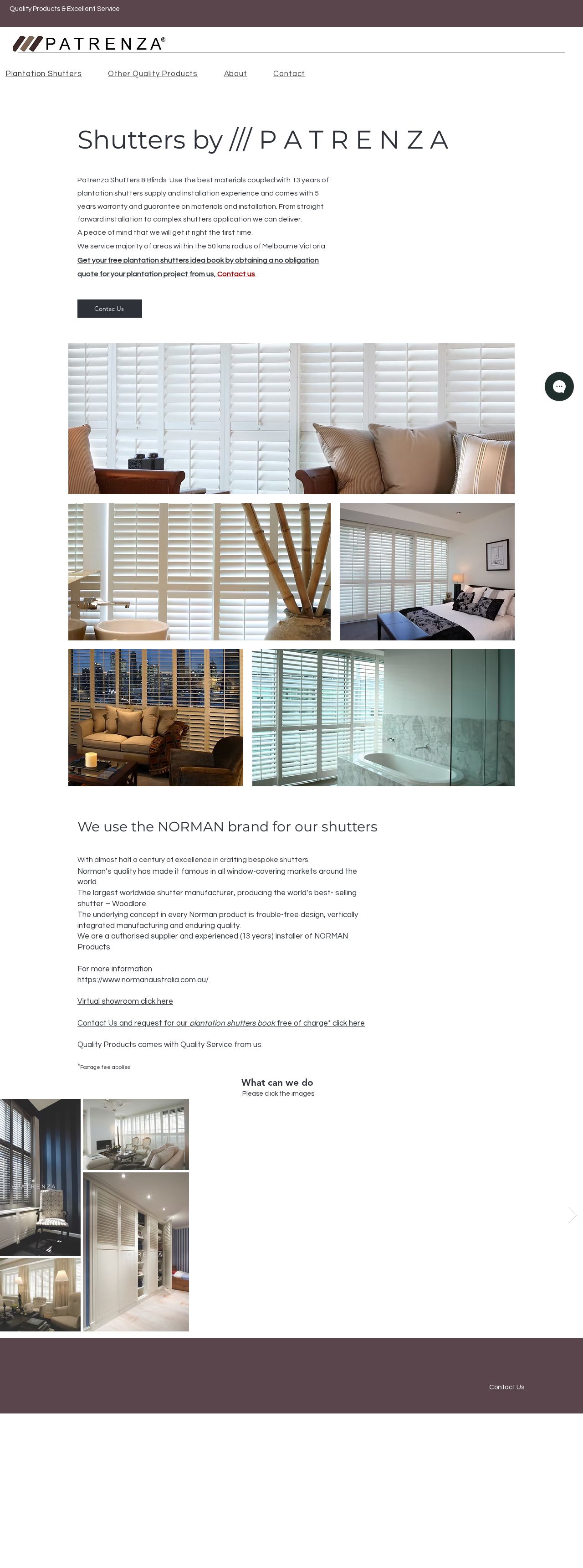 PATRENZA Blinds website
