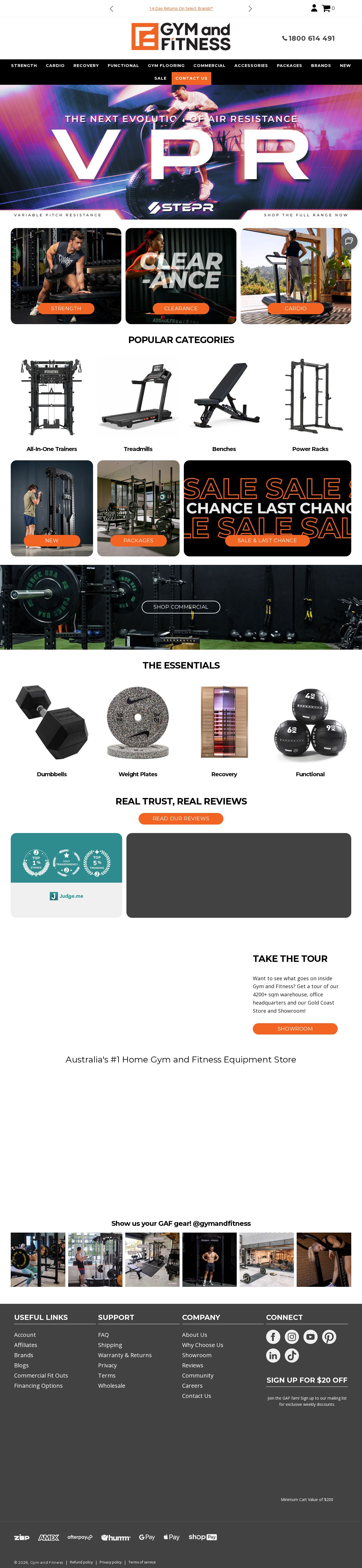 gymandfitness website