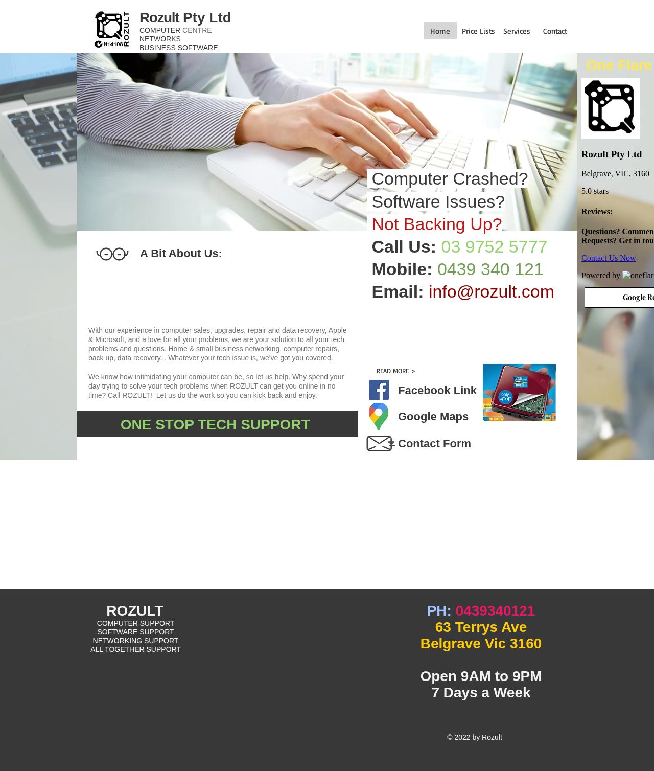 Rozult website