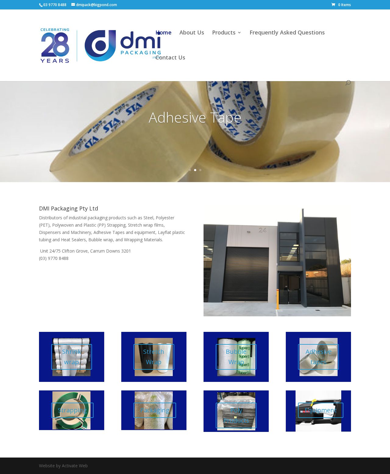 Shrink Wrap Packaging Suppliers Australia website