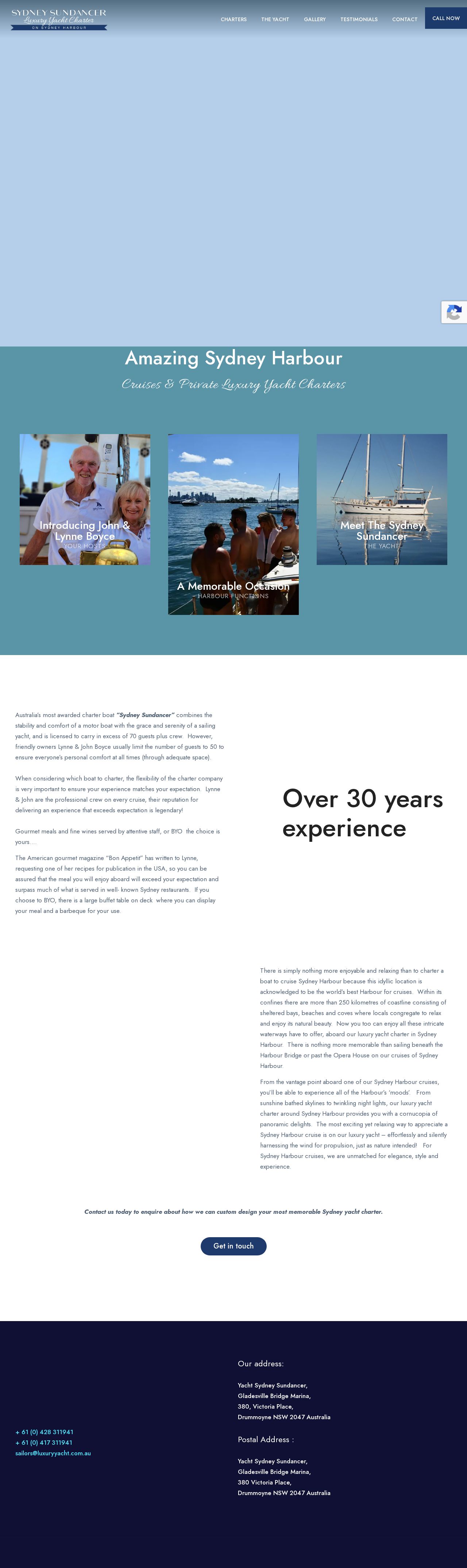 wedding cruises Sydney website