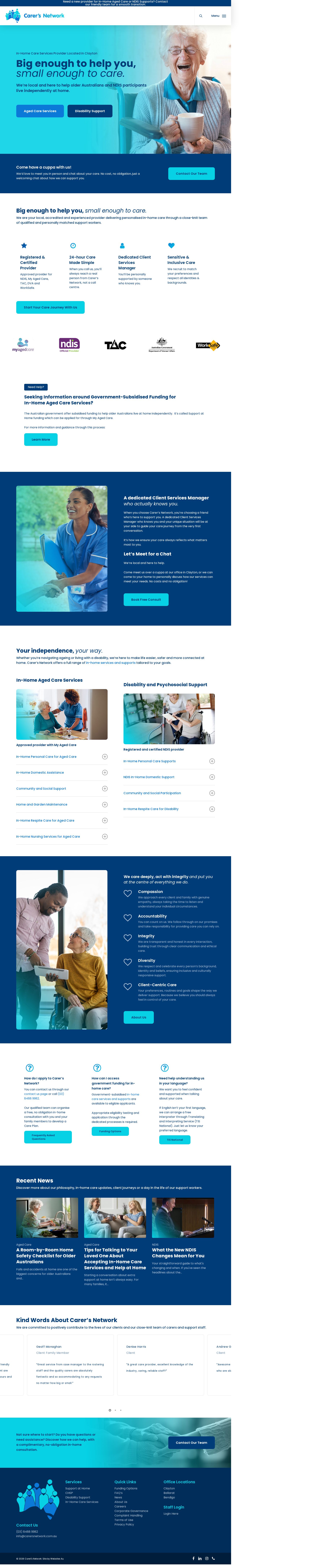 CarersNetwork website