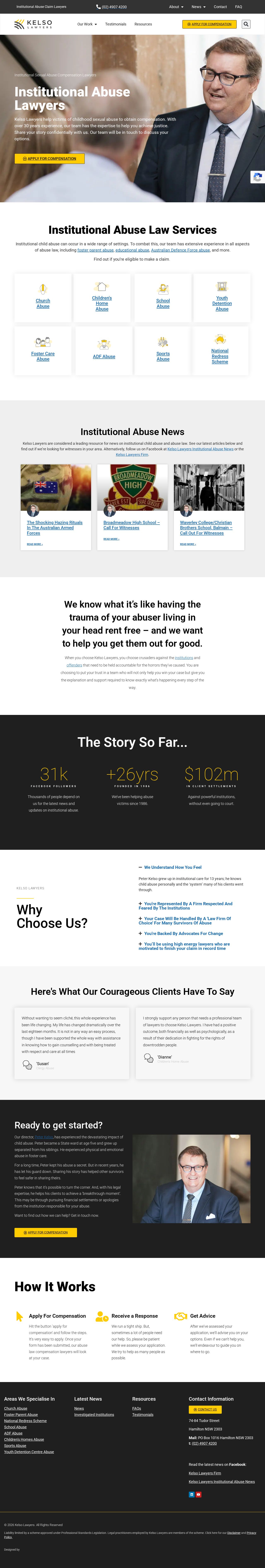 Kelso's The Law Firm website