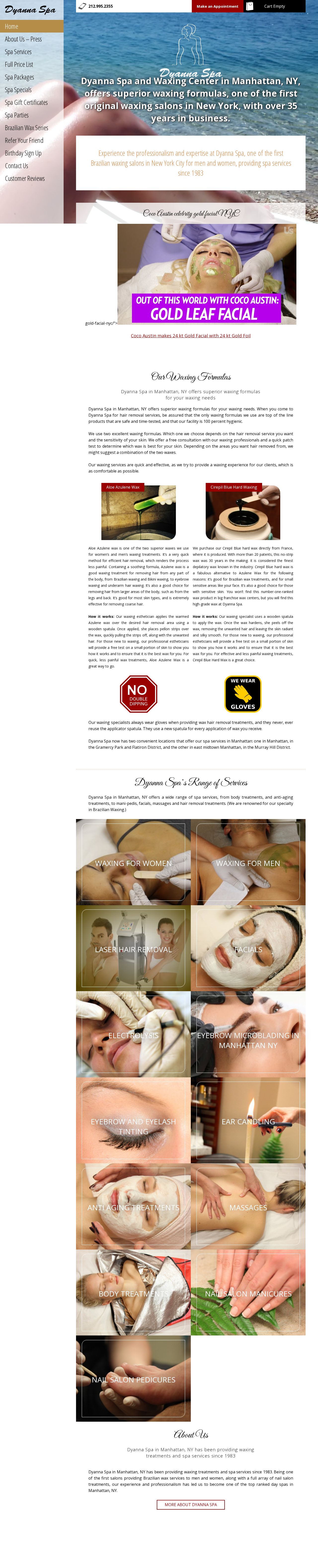 Hair removal New York website
