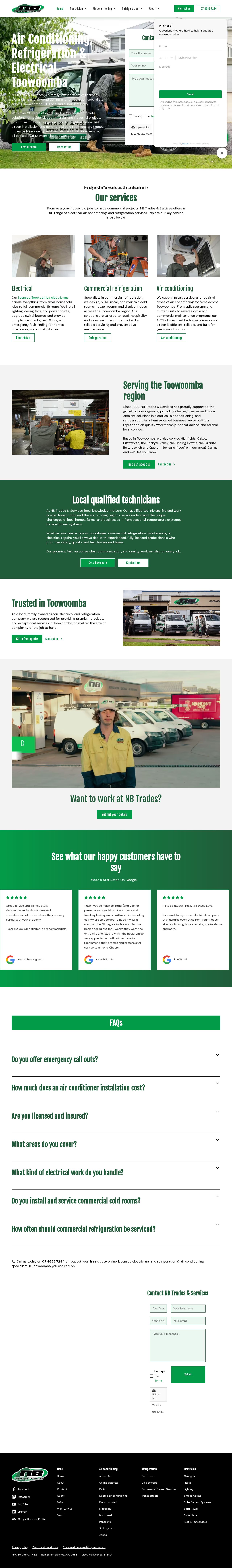Voltz Electricial Pty Ltd website