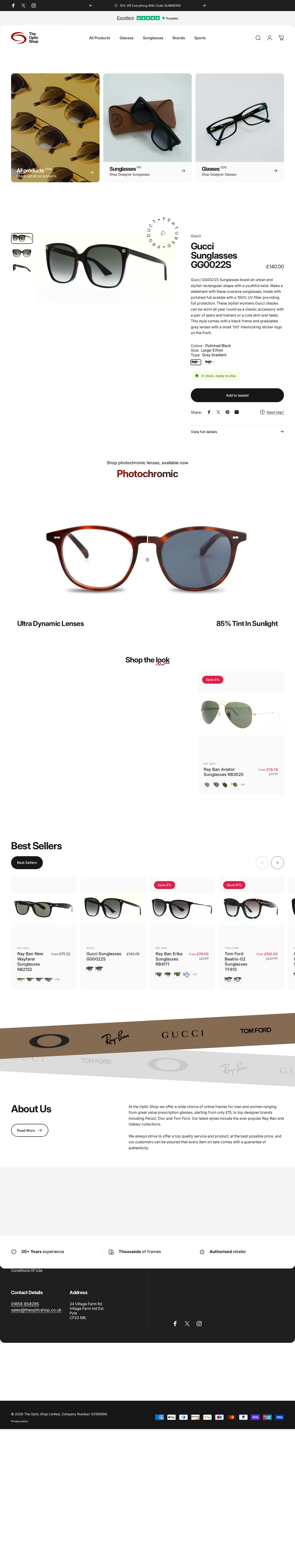 Prescription Glasses website