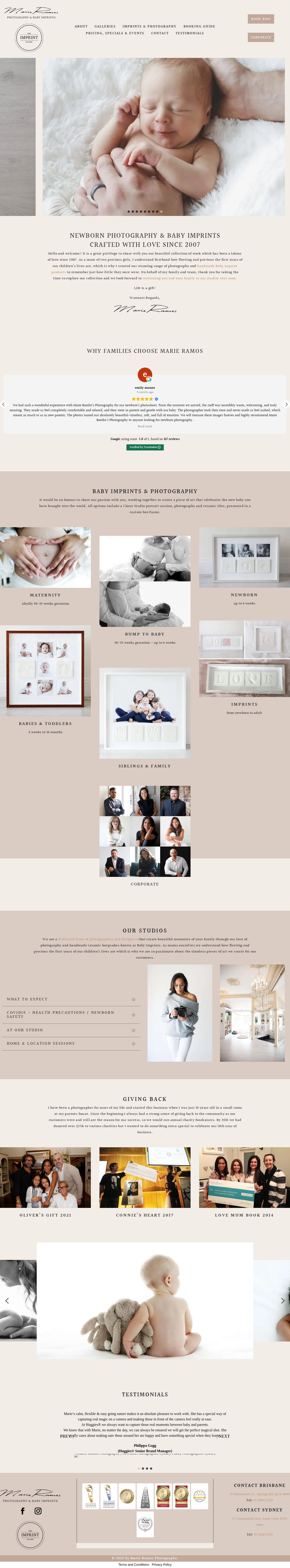 Marie Ramos Photography website