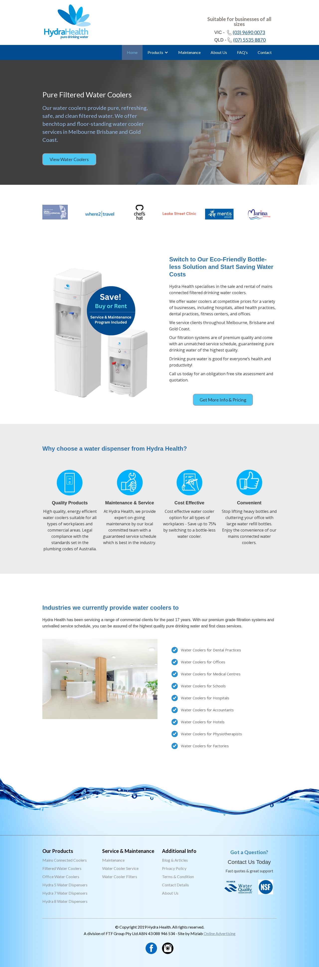 Hydra Health website