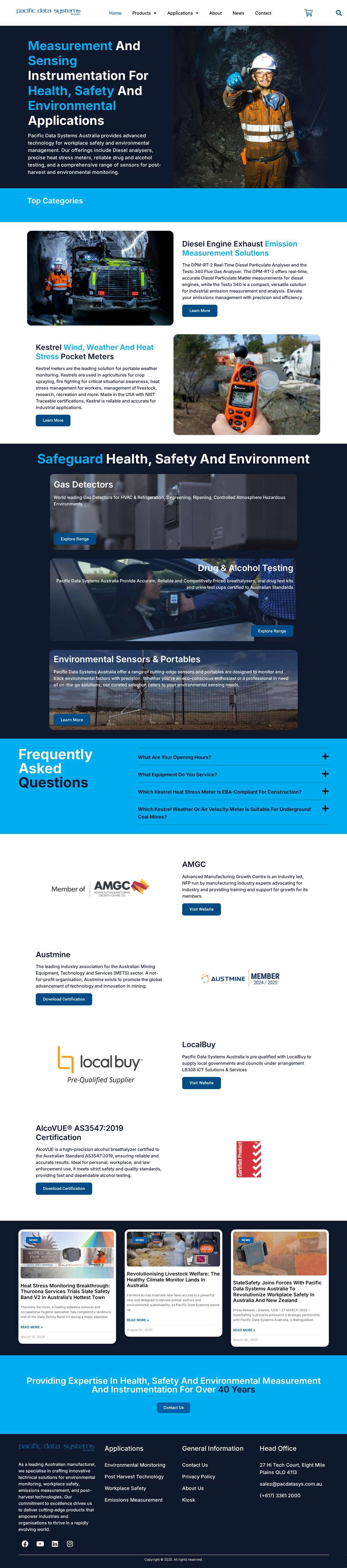 Pacific Data Systems Pty Ltd (PDS) website