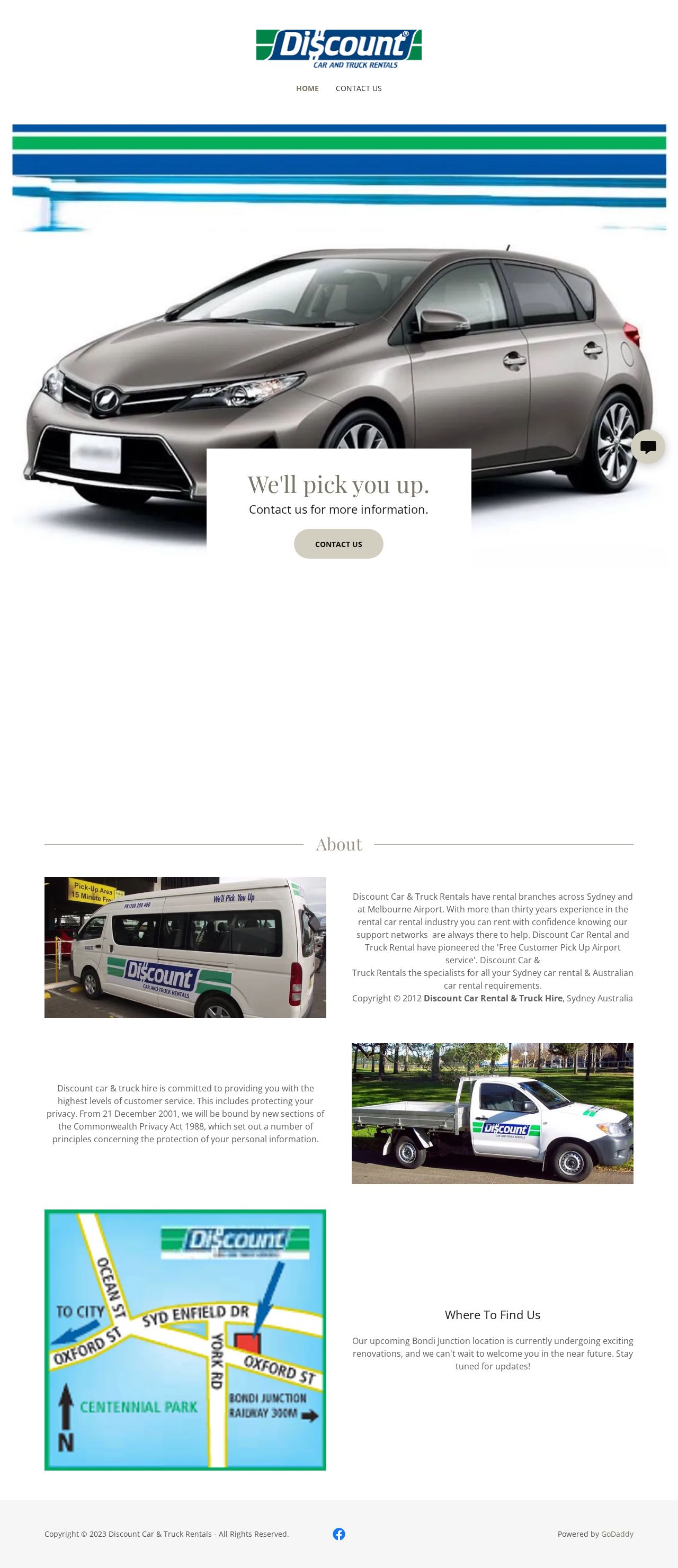 car hire website