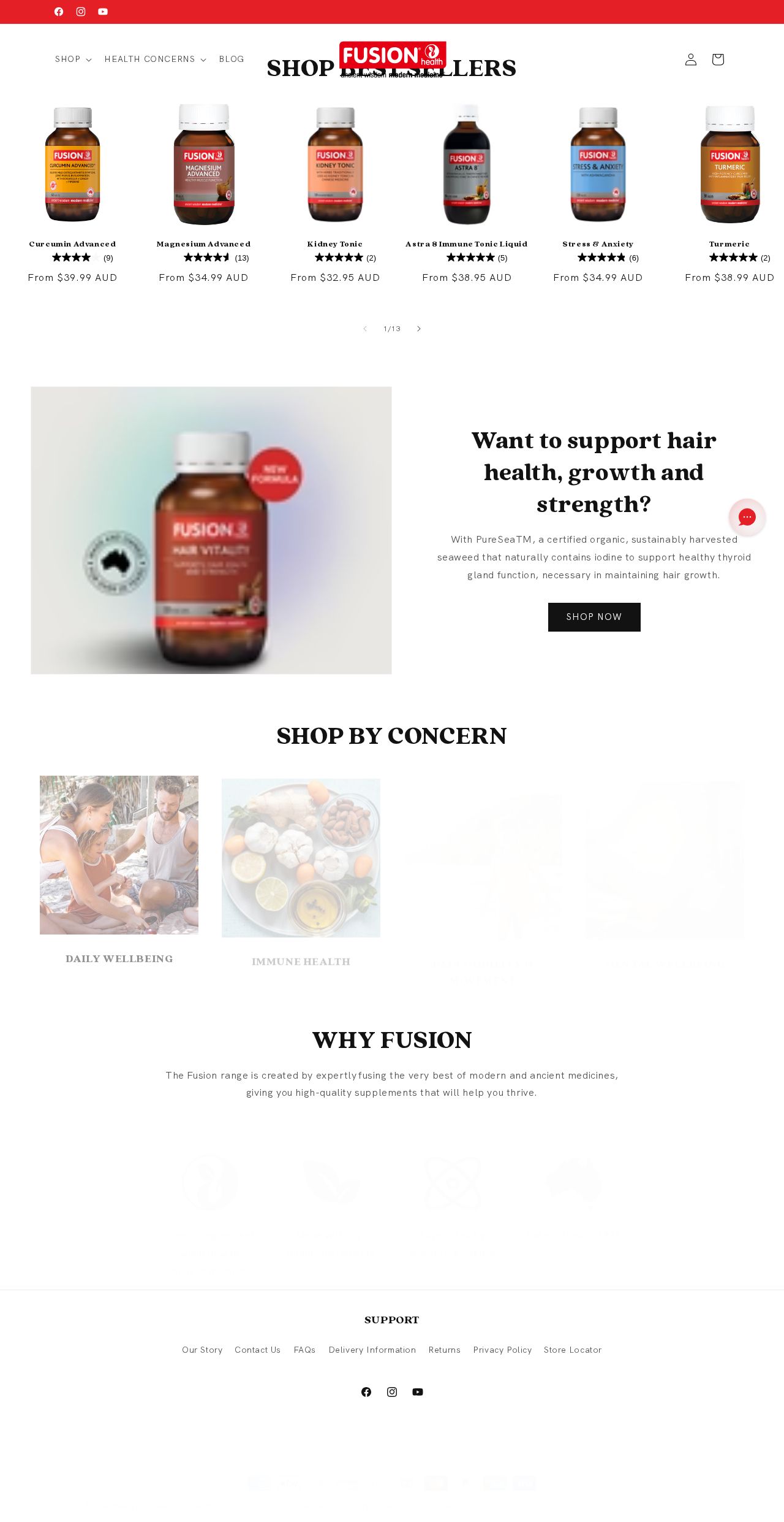 Fusion Health website