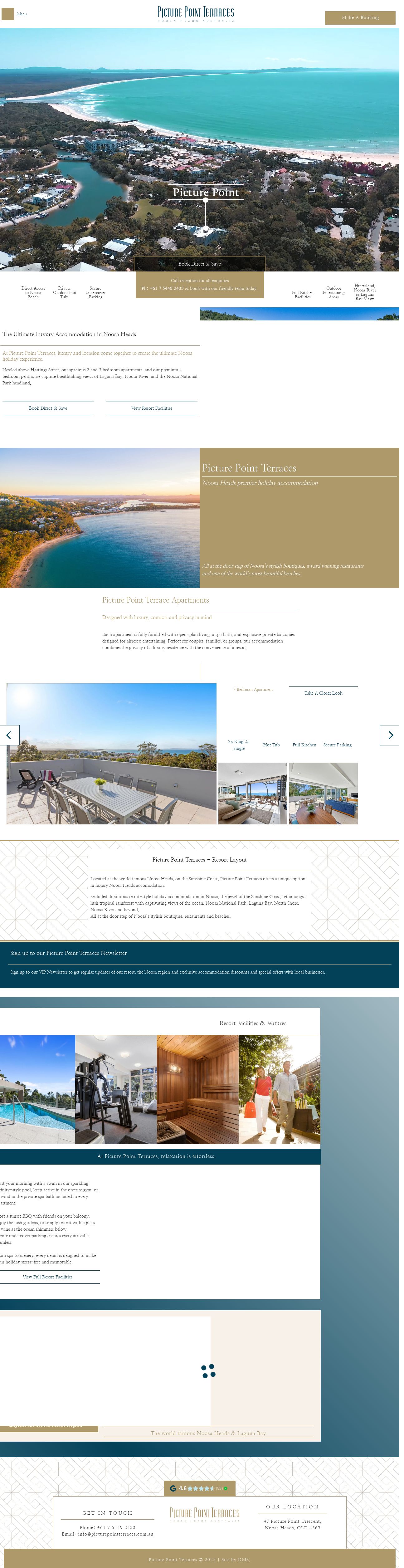 Picture Point Terraces website