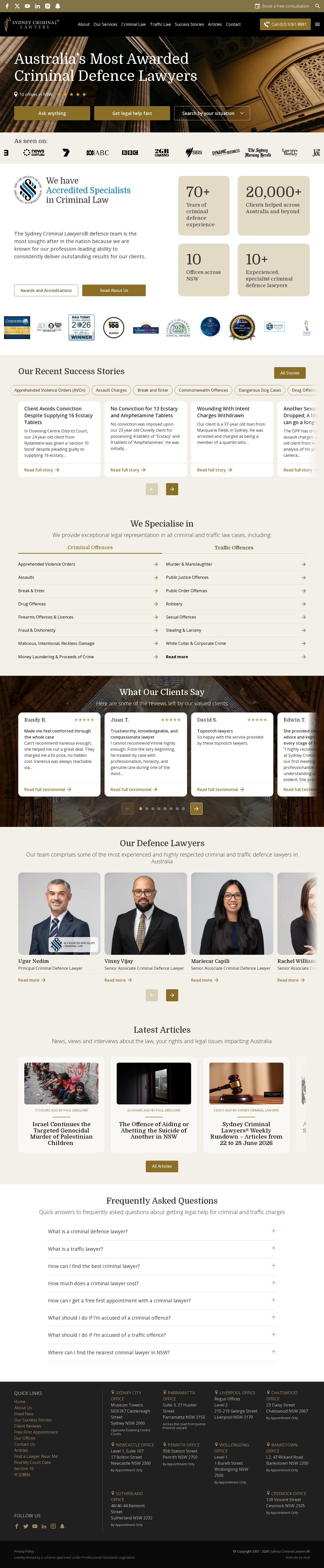Criminal Lawyers website