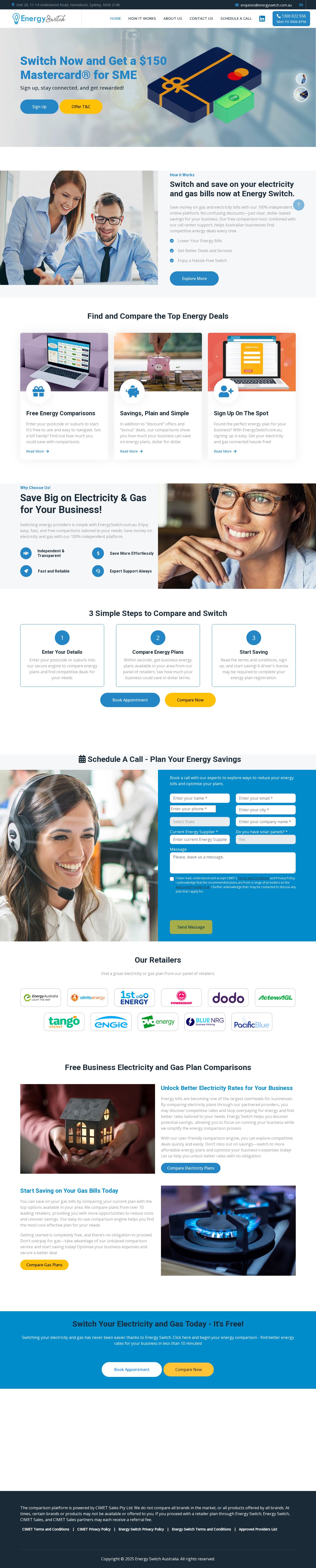 Energy Switch website