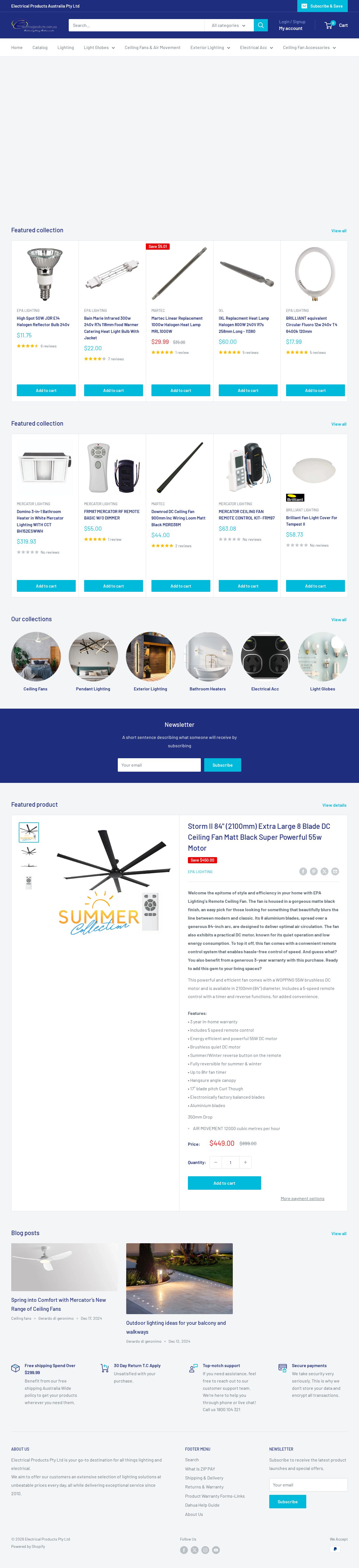 Globes (Electrical Products) website