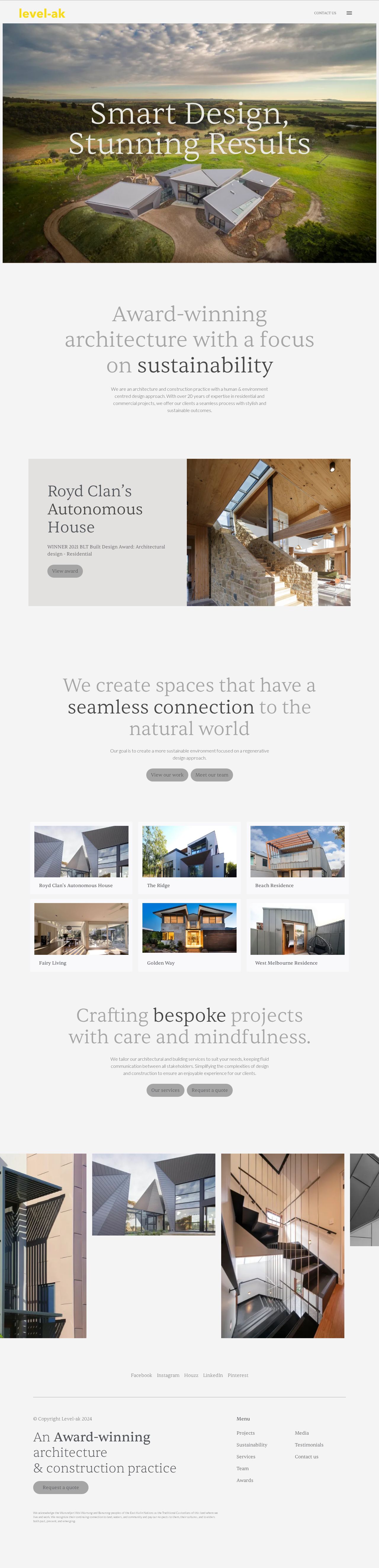 Level architekture konstrukt website