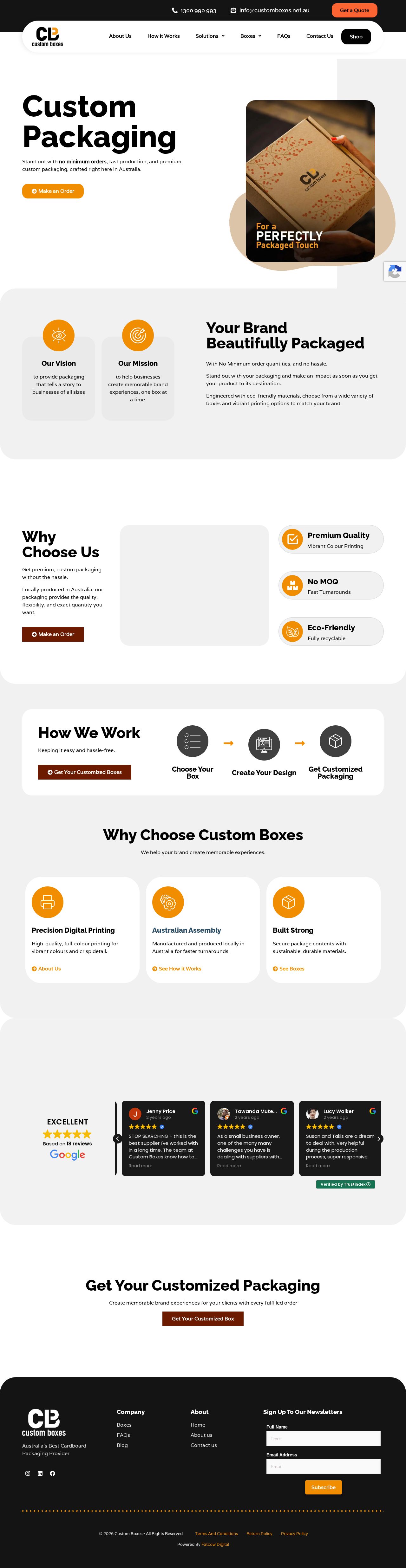 CustomBoxes website