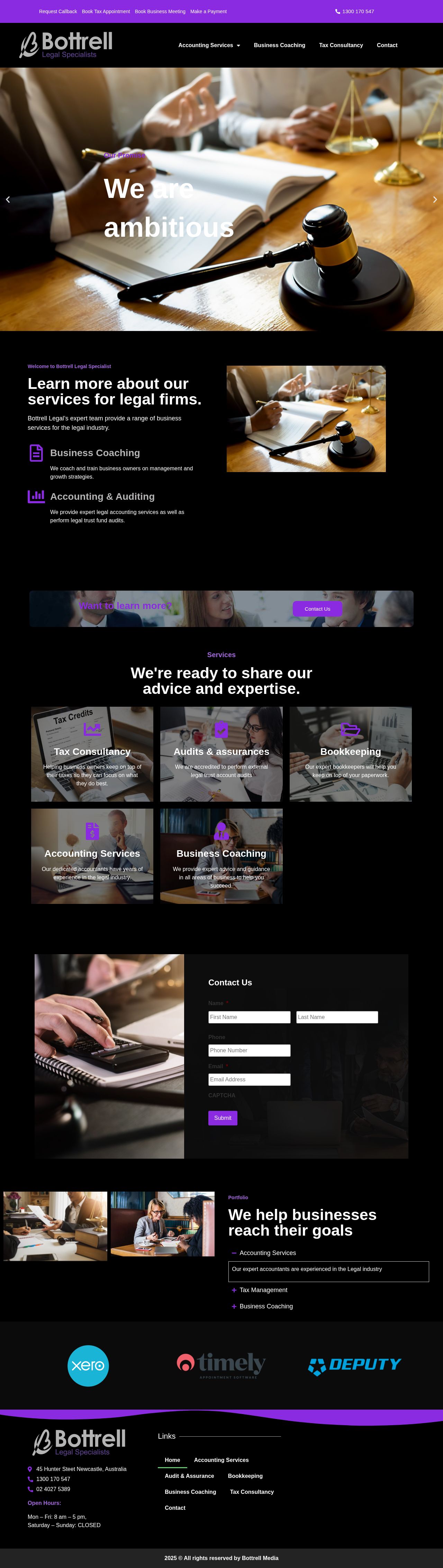 Bottrell Legal website