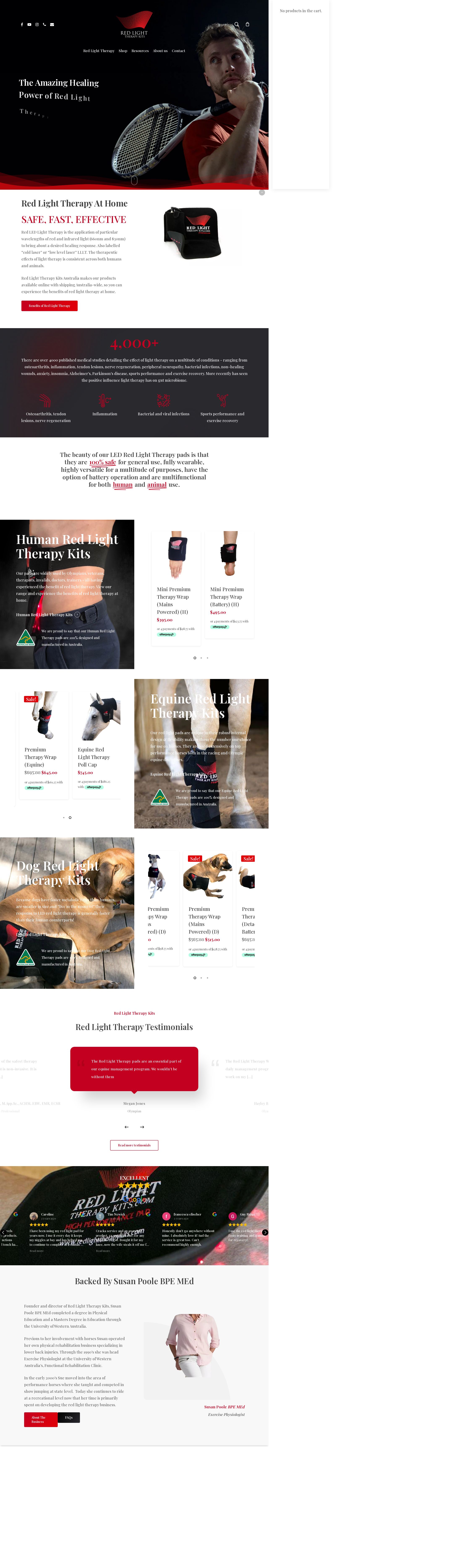 infrared light therapy website