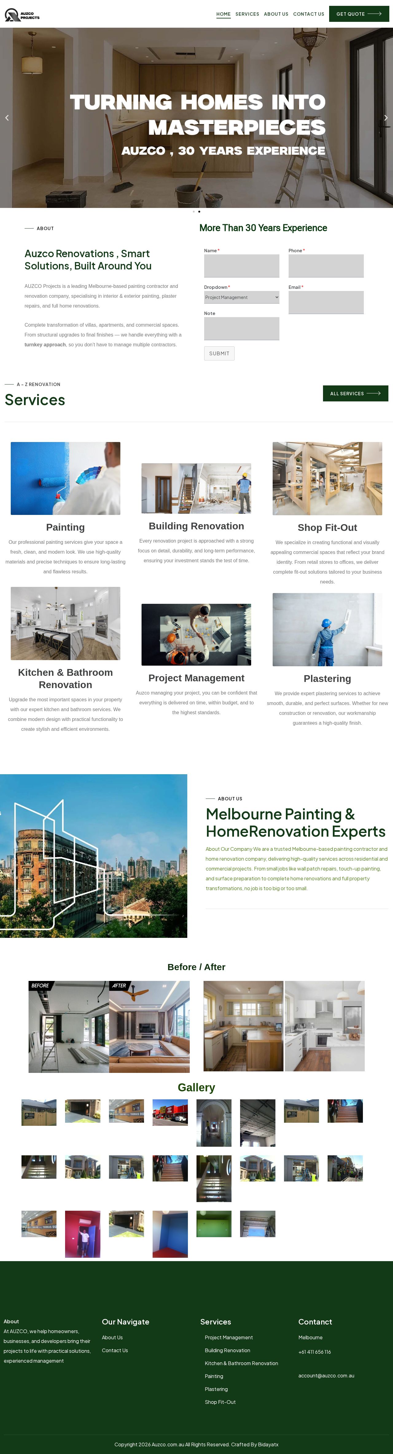 Auzco Pty Ltd website