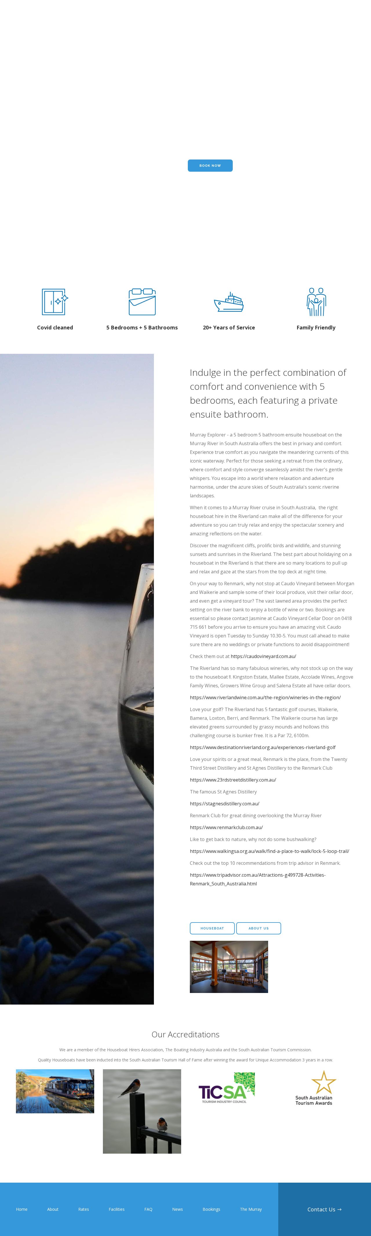 QUALITY HOUSEBOATS website