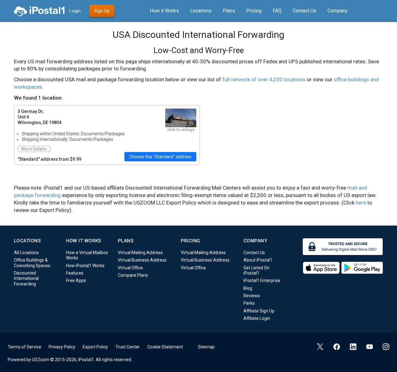 USAMail1 website