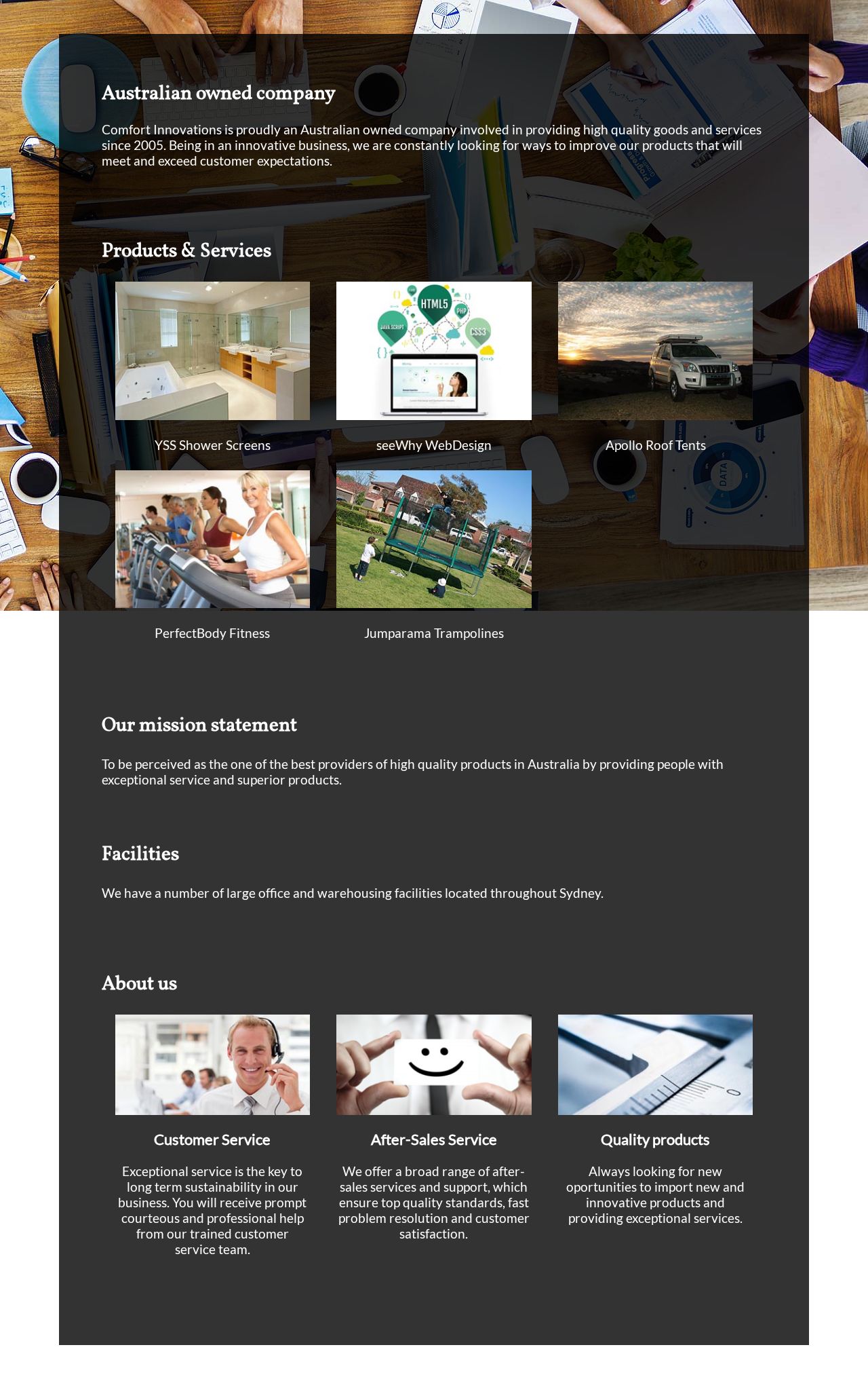 Comfortinnovations online website