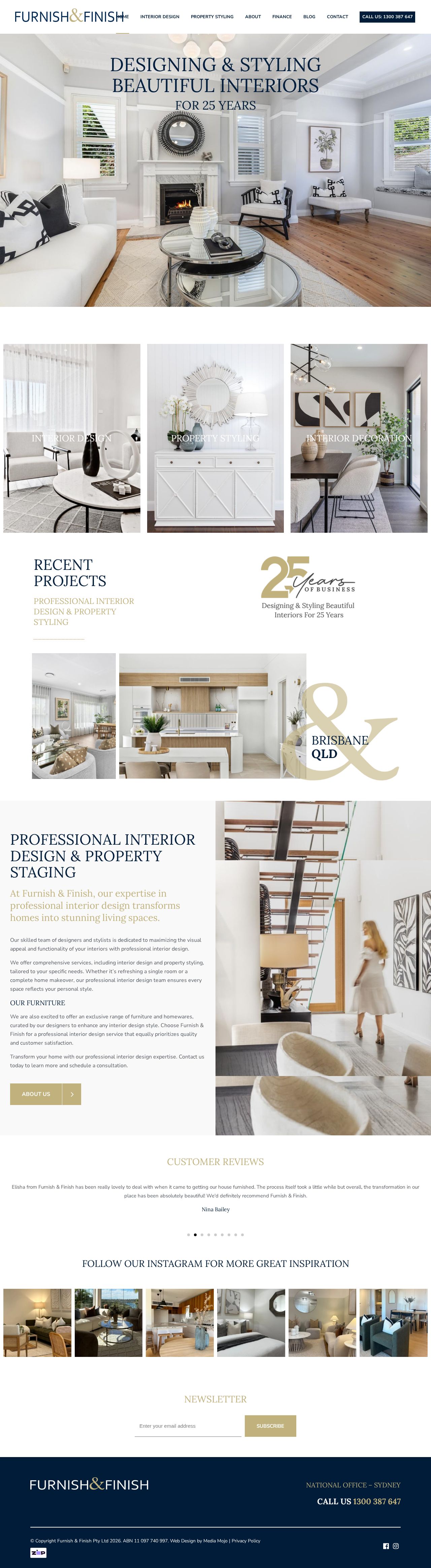 Furnish and Finish website