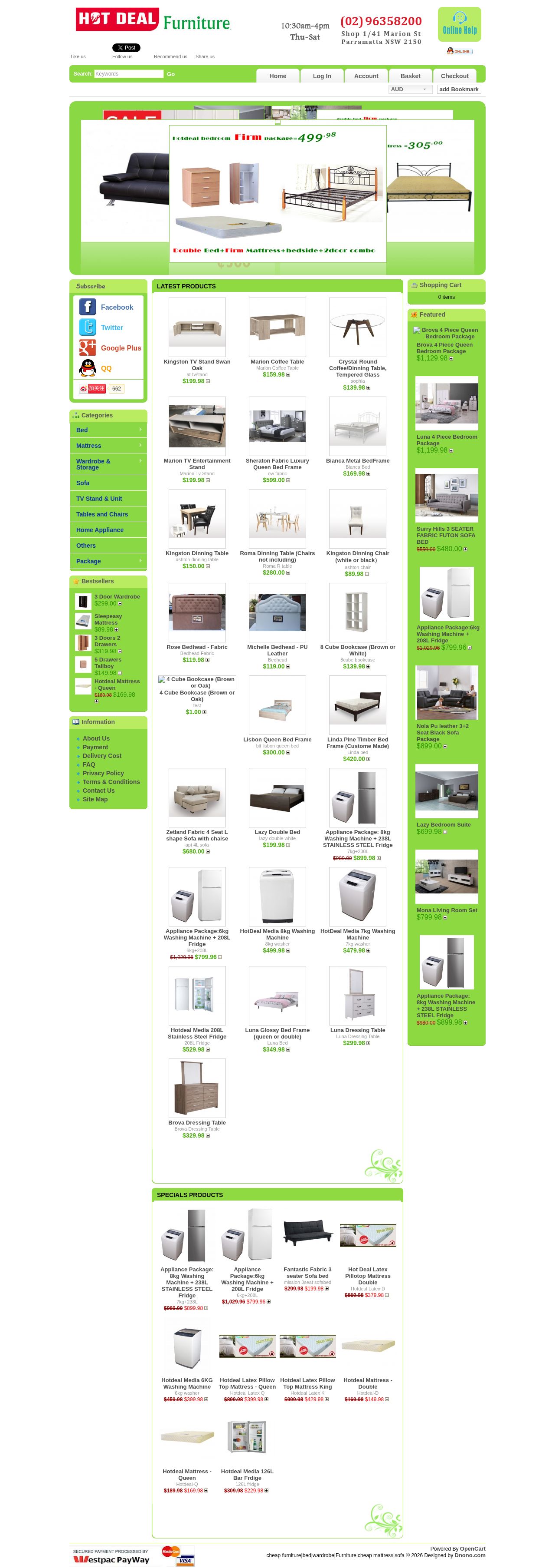 Hot deal furniture website