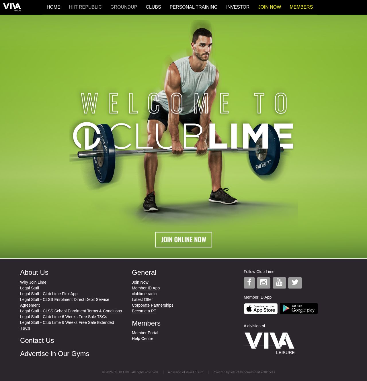 Pinnacle Health Club website