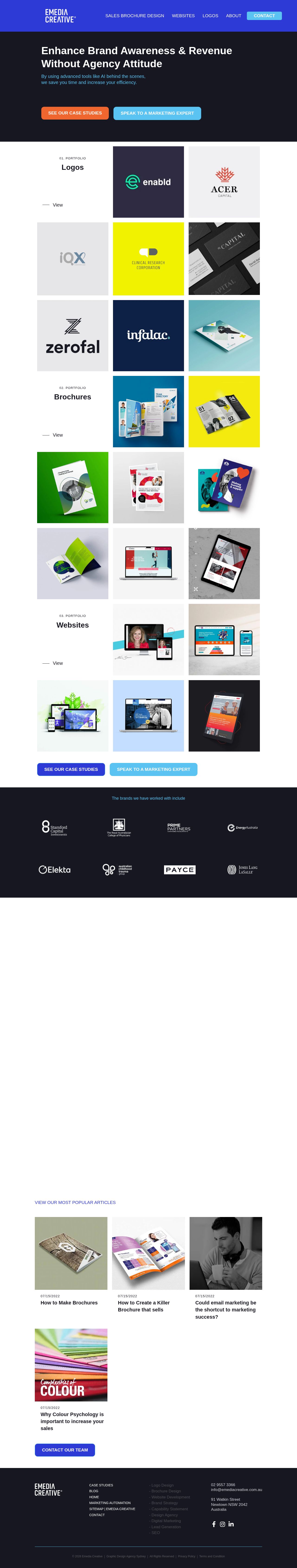 Emedia Creative Pty Ltd website